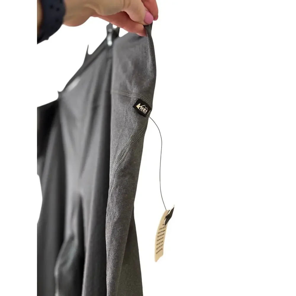 REI Co-op Midweight Base Layer Tights Leggings Women's 2XL Charcoal Heather Gray